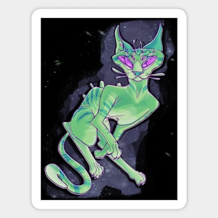 Space Cat Magnet